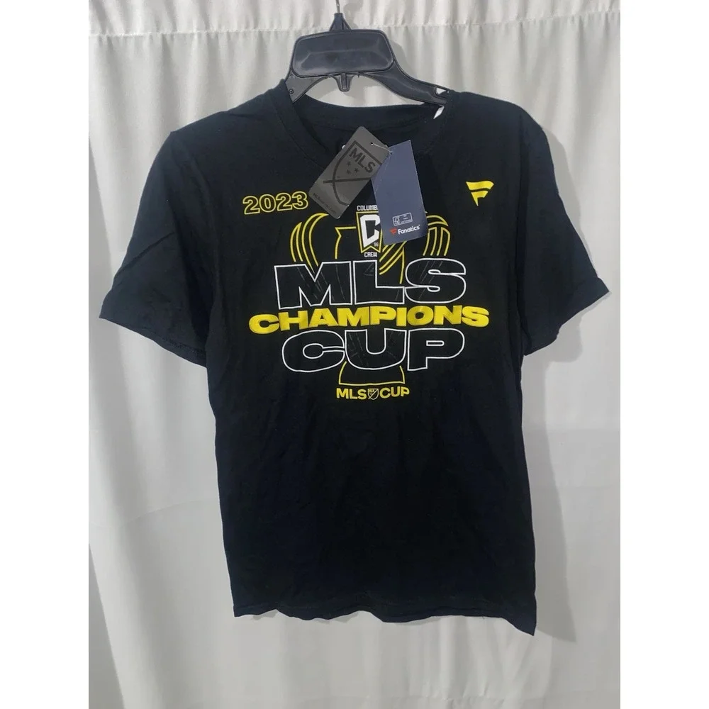 Fanatics MLS Columbus Crew 2023‎ Cup Champions T Shirt Small NWT